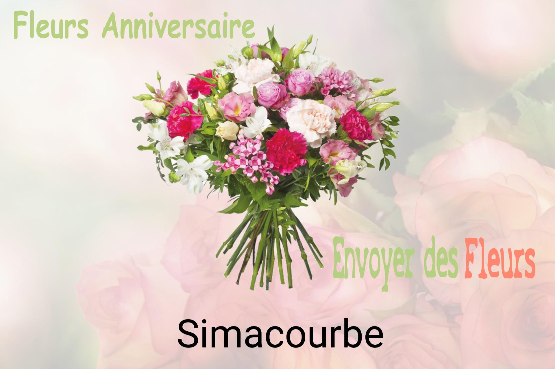 Bouquet de fleurs d’anniversaire livré à Simacourbe