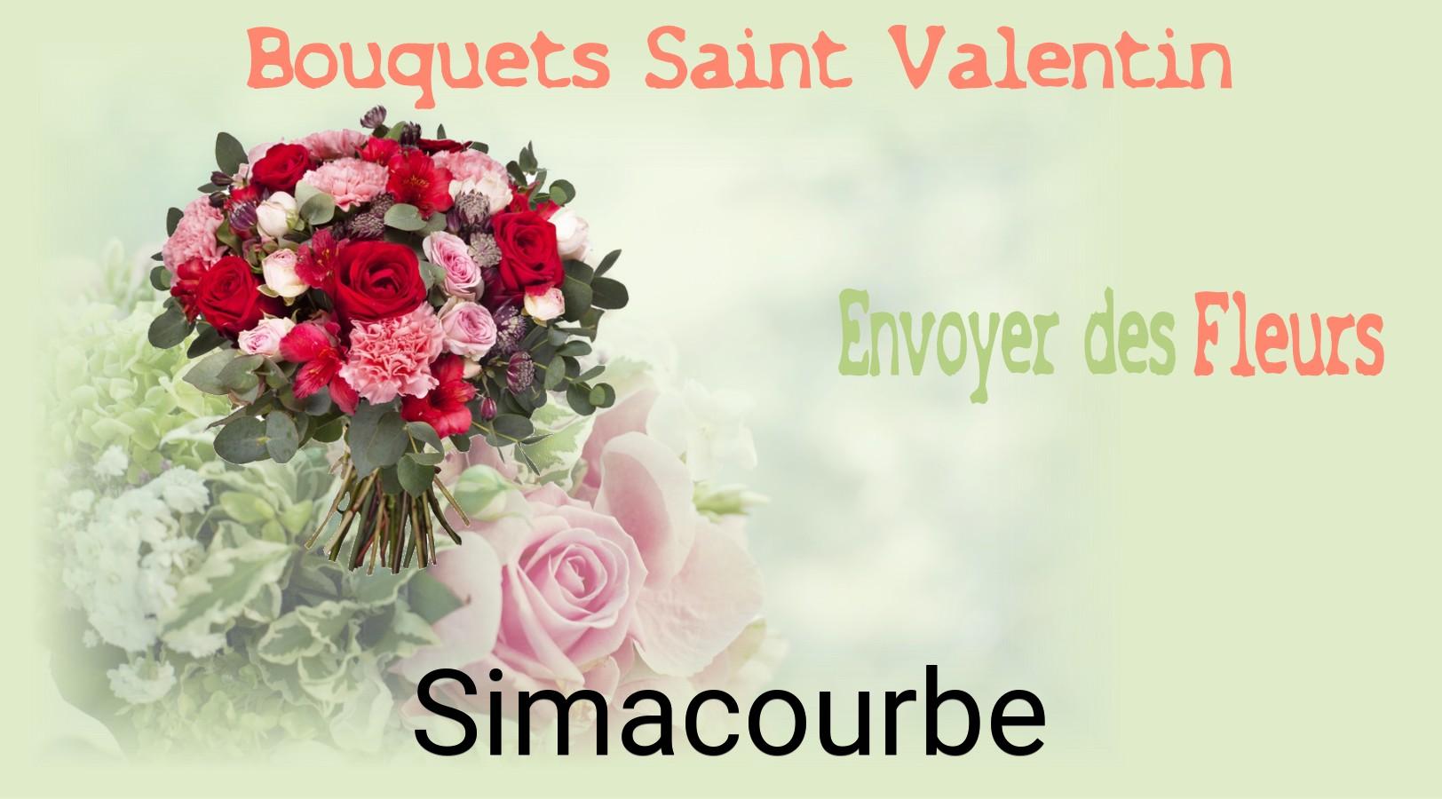 Roses de Saint-Valentin livrées à Simacourbe